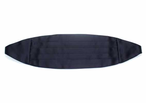 CM-107 Kummerbund mit Seidenoberfläche aus Premium-Material, Marineblau