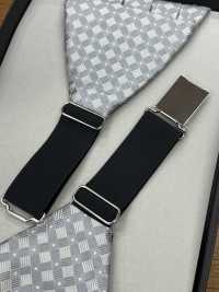 CM-961 Seidenkummerbund Mit Grauem Webmuster[Formelle Accessoires] Yamamoto(EXCY) Sub-Foto
