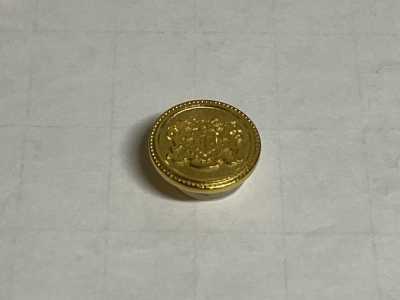 EX191 In Japan hergestellter Gold-Metallknopf für Anzüge und Jacken