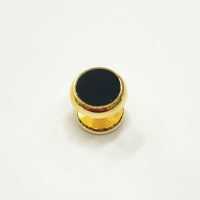 F-1-S Ohrstecker Onyx Gold Rund[Formelle Accessoires] Yamamoto(EXCY) Sub-Foto