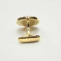 F-3-C Formelle Manschettenknöpfe, Perlmuttmuschel, Gold, Rund[Formelle Accessoires] Yamamoto(EXCY) Sub-Foto