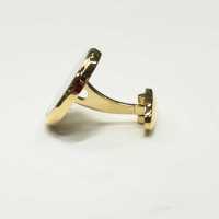 F-3-C Formelle Manschettenknöpfe, Perlmuttmuschel, Gold, Rund[Formelle Accessoires] Yamamoto(EXCY) Sub-Foto