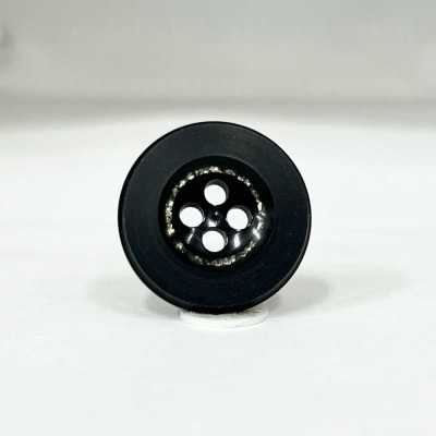 F700 Polyesterknopf mit Glitzer, hergestellt in Japan, für Anzüge und Jacken