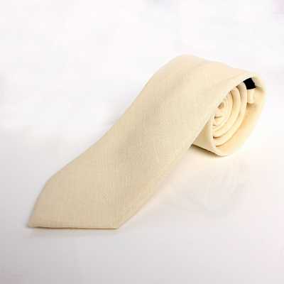 HLN-04 HARISSONS Leinenkrawatte Beige