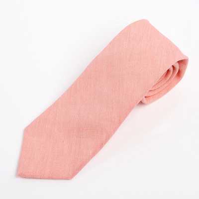 HLN-05 HARISSONS Leinenkrawatte Pink
