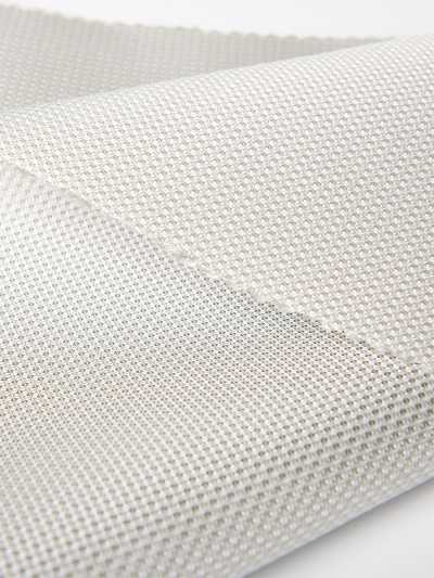 S-301 Yamanashi Fujiyoshida Feiner Piqué-Stoff für formelle Kleidung Silber