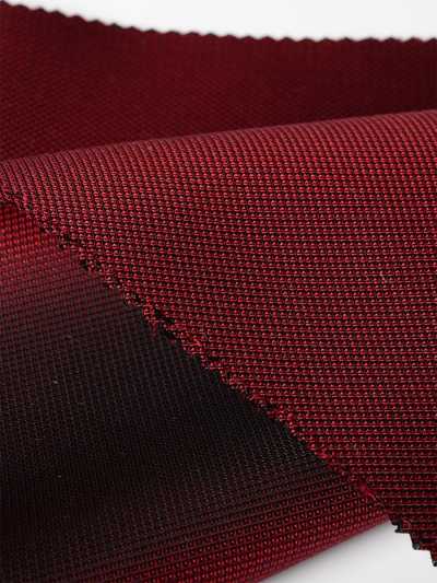 S-302 Yamanashi Fujiyoshida feines Piqué-Muster Formstoff, Weinrot