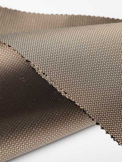 S-303 Brauner Formalstoff mit feinem Piqué-Muster aus Yamanashi Fujiyoshida