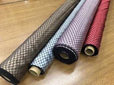 Polyester-Jacquard-Futter, Karomuster [Outlet]
