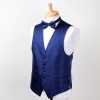 VANNERS-V-009 VANNERS formelle Hahnentritt-Weste Marineblau