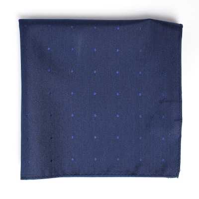 VCF-28 Chief aus VANNERS-Stoff gefertigt, Punktmuster, jeansähnlicher Jacquard, Marineblau