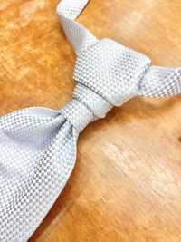 YT-27 Hergestellt In Japan Jacquard Ascot-Krawatte (Euro-Krawatte) Europa-Krawatte Saxe Blue[Formelle Accessoires] Yamamoto(EXCY) Sub-Foto