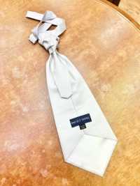 YT-301 Ascot-Krawatte Aus Inlandsseide (Europa-Krawatte Thai) Kleines Muster Silber[Formelle Accessoires] Yamamoto(EXCY) Sub-Foto
