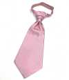 YT-987P Japanische Ascot-Krawatte (Europa-Krawatte) Aus Seidensatin In Rosa
