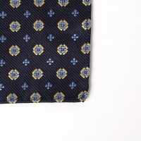 VCF-34 VANNERS Textil Used Einstecktuch Muster Marineblau[Formelle Accessoires] Yamamoto(EXCY) Sub-Foto