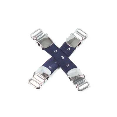 VAB-23 Hemdgarter aus VANNERS-Stoff, Paisley-Punkt-Muster, Marineblau