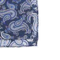 PCF-1 Einstecktuch Italienischer Print Seiden-Paisley-Muster Marineblau / Weinrot[Formelle Accessoires] Yamamoto(EXCY) Sub-Foto
