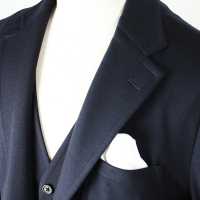 GXPS3J1 Dreiteiliger Jersey-Anzug Marineblau Twill[Bekleidungsprodukte] Yamamoto(EXCY) Sub-Foto