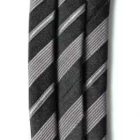 VAS-50 VANNERS Seiden-Ascot-Krawatte Streifen Schwarz[Formelle Accessoires] Yamamoto(EXCY) Sub-Foto