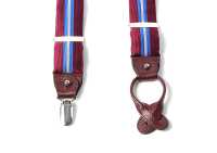 VSR-54 VANNERS Silk Suspenders Striped Wine Red[Formelle Accessoires] Yamamoto(EXCY) Sub-Foto