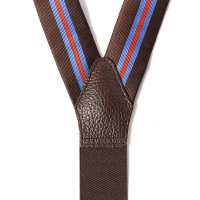 VSR-55 VANNERS Silk Suspenders Striped Brown[Formelle Accessoires] Yamamoto(EXCY) Sub-Foto