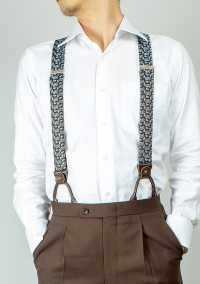 VSR-57 VANNERS Silk Suspenders Paisley Brown[Formelle Accessoires] Yamamoto(EXCY) Sub-Foto