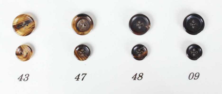 WT481 Echte Büffelhornknöpfe für Anzüge und Jacken