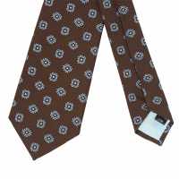 HVN-59 VANNERS Handgefertigte Krawatte Aus Seide Und Wolle Komon Braun[Formelle Accessoires] Yamamoto(EXCY) Sub-Foto