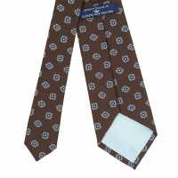 HVN-59 VANNERS Handgefertigte Krawatte Aus Seide Und Wolle Komon Braun[Formelle Accessoires] Yamamoto(EXCY) Sub-Foto