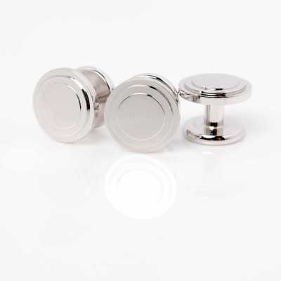 CU925-3G-S EXCY LEGEND Knopf mit Zierniete aus reinem Silber Staya