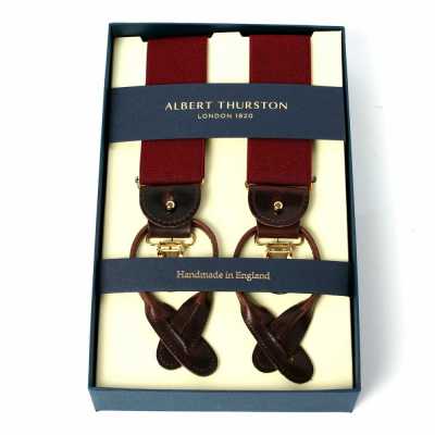 AT-WINE-XL ALBERT THURSTON weinrot elastisch 35mm Größe XL