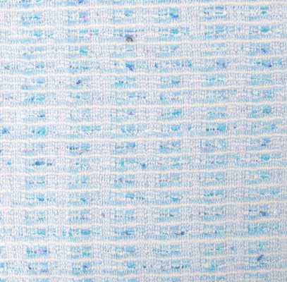 Z7565 LINTON Linton Tweed britischer Stoff Hellblau × Weiß