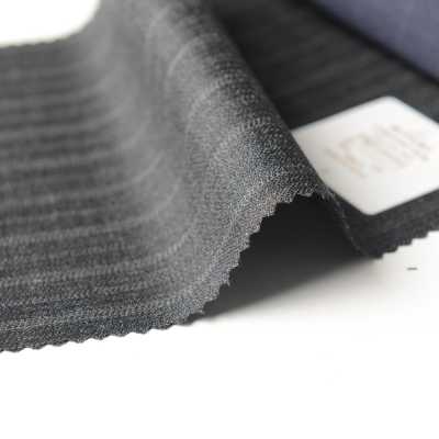 FMD10484 Complex 10 Monate Twill Water Repellent Natural Stretch Alternate Stripe Grau[Textil] Miyuki-Keori (Miyuki) Sub-Foto