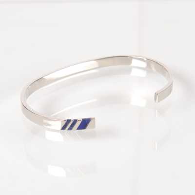 BR-4 In Japan hergestelltes Armband, Regimental Navy-Blau Sodalith