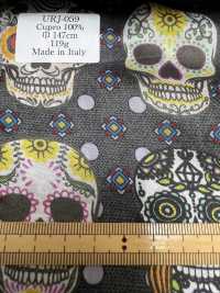 URJ-059 Hergestellt In Italien, 100 % Cupra-Druck, Futter Mit Totenkopfmuster[Beschichtung] TKS Sub-Foto