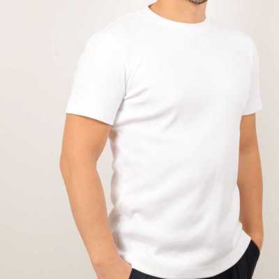 GX28265 Cut-and-Sew-T-Shirt Aus Rundripp-Textil Sub-Foto