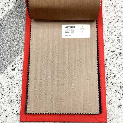 25SS MIYUKI Textil SOLARO Hellbraunes Webmuster