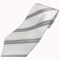 NE-404 Gewebte Krawatte Mit Weißen Streifen Von Nishijin[Formelle Accessoires] Yamamoto(EXCY) Sub-Foto