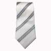 NE-404 Gewebte Krawatte Mit Weißen Streifen Von Nishijin