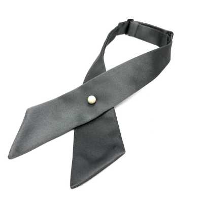CT-508 Cross Tie, Seidenbeleg, Grau
