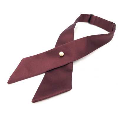 CT-510 Krawatte, Seidensatin, Bordeaux