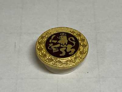 M18 In Japan hergestellter Metallknopf für Anzüge und Jacken, Gold