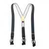 SR-GREY SR-GREY Hosenträger EXCY Braces Grau, einfarbig, 2-in-1, 35 mm, elastisch