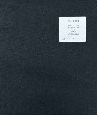 9PC0076 Woll-Polyester-Tropical Schwarz