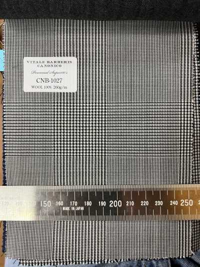 CNB1027 CANONICO Standard Super110's PERENNIAL Glencheck