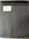 CNB2001(黒) CANONICOs Standard-Wollflanell, Ohne Muster, Schwarz