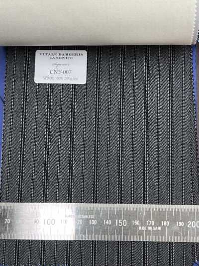 CNF007 CANONICO Standard Super110's grauer Cordstoff für Hosen