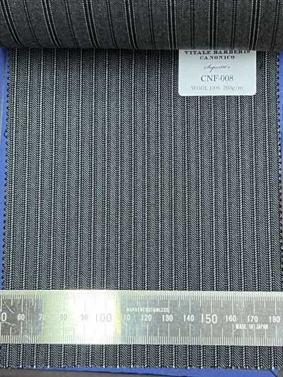CNF008 CANONICO Standard Super110’s grauer Cord-Hosenstoff