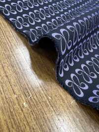 AI-3 Seidenjacquard, Rosa Blütenblattmuster, Schwarz [Outlet][Textil] Yamamoto(EXCY) Sub-Foto