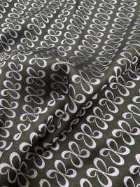 AI-3 Seidenjacquard, Rosa Blütenblattmuster, Schwarz [Outlet][Textil] Yamamoto(EXCY) Sub-Foto